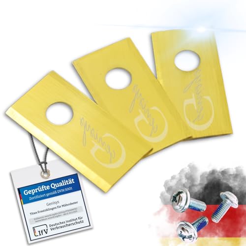 Genisys Titanio Lame RoboUP T600 9 pezzi 1 foro