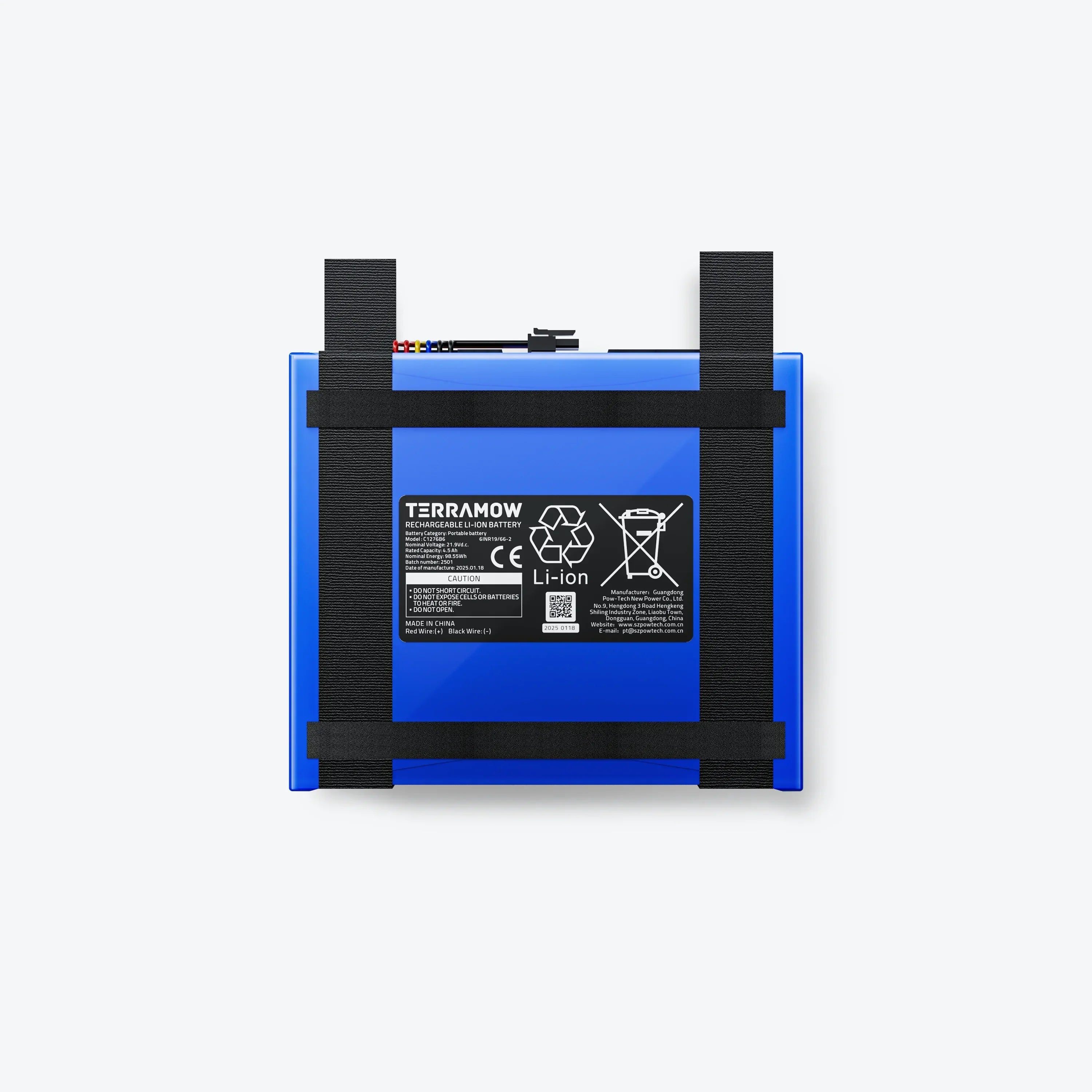 TerraMow V1000 Batteria Ricambio Autonomia Lavoro