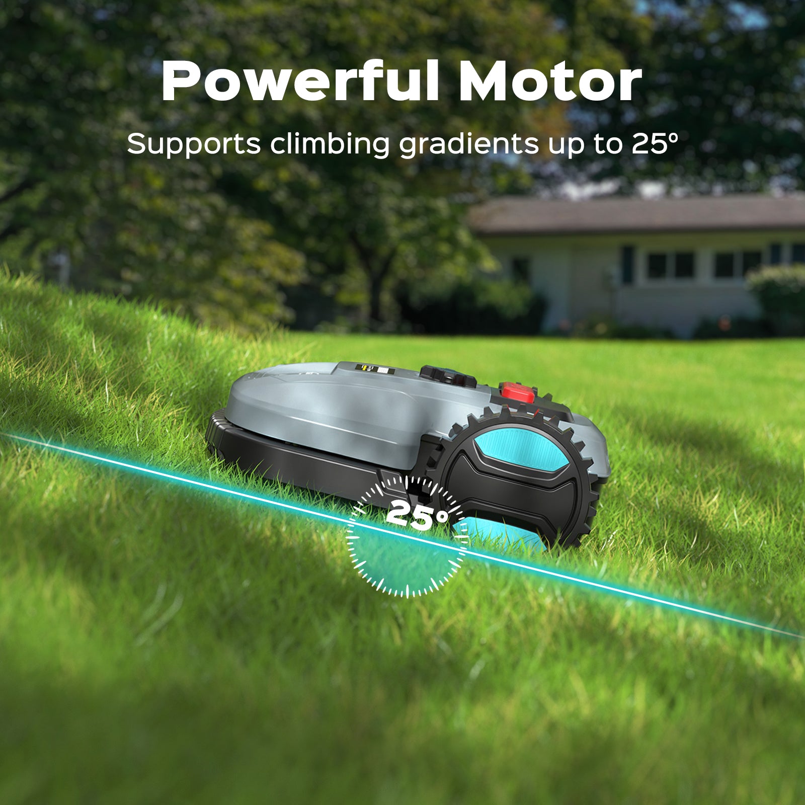 Yardcare E400 Robot Tosaerba con App e Filo Perimetrale