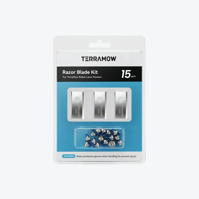TerraMow lame rasoio robot 15 pezzi acciaio