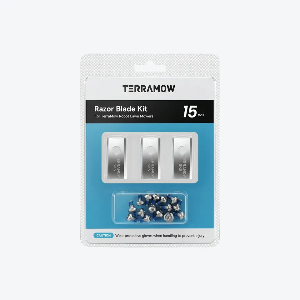 TerraMow lame rasoio robot 15 pezzi acciaio