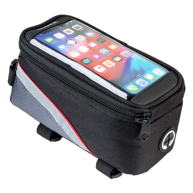 Ecence borsa telaio bici portacellulare impermeabile display touch