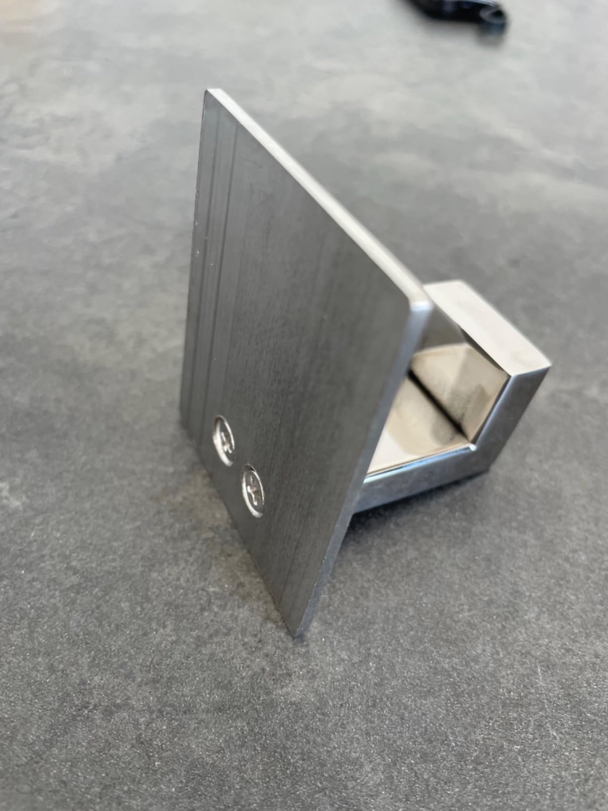 ECENCE Ganci Adesivi Acciaio Inox Cromo 2 Pezzi Antiruggine
