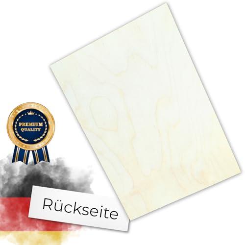 Genisys pannelli compensato betulla 3 mm 30x30 cm 15 pezzi laser