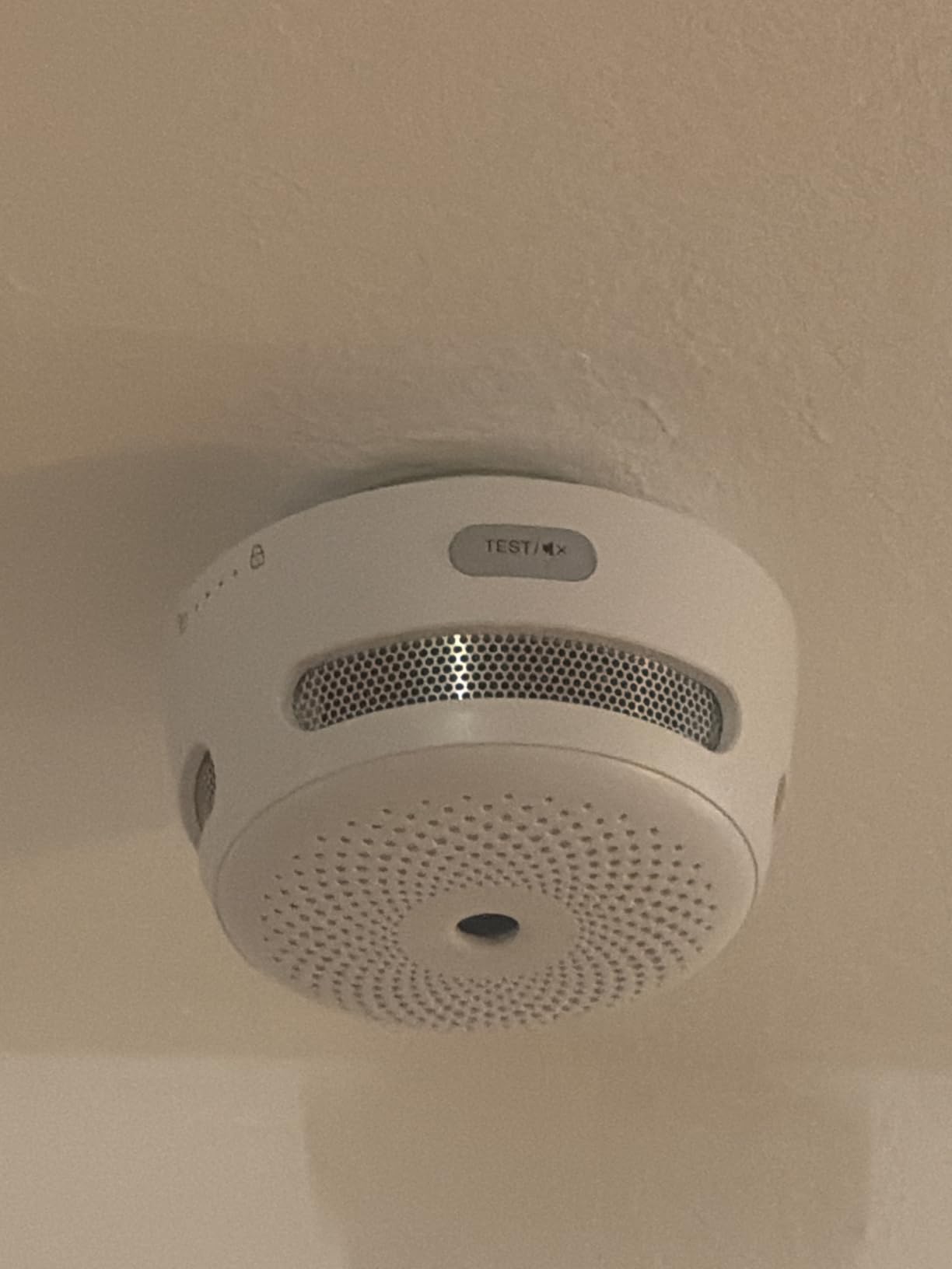ECENCE Supporto magnetico rilevatore fumo Ø50mm 10 pezzi adesivo