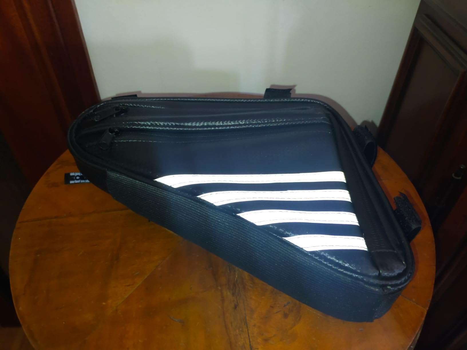 ECENCE borsa telaio bici triangolare nera impermeabile