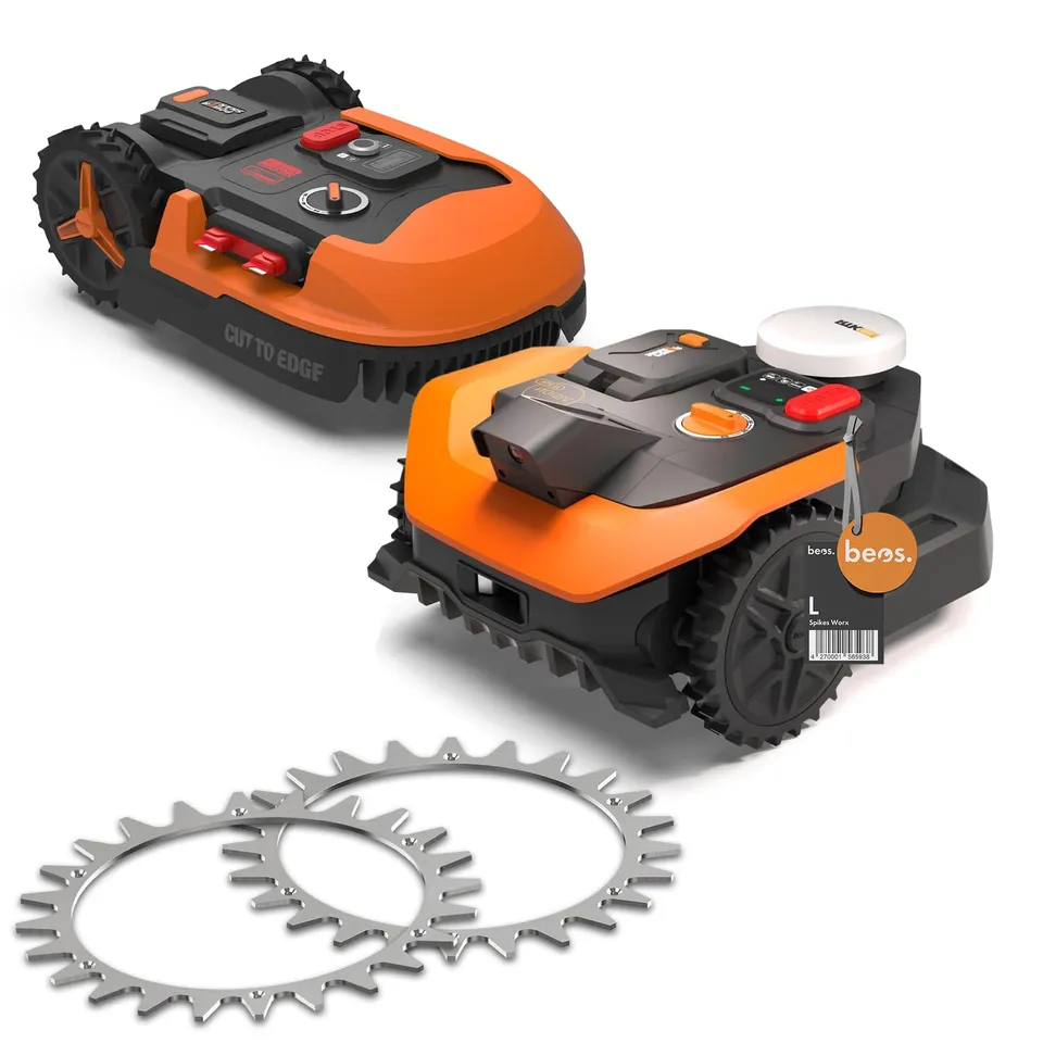 BEOS Punte Acciaio Inox Worx Landroid L Vision Ruote 12pz