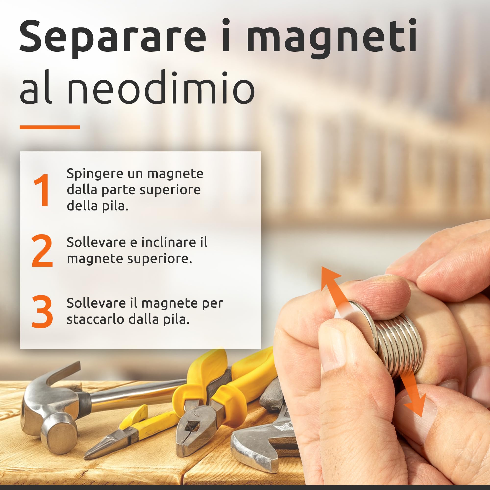 ECENCE Magneti Neodimio 22x2 mm 10 Pezzi N35 NiCuNi
