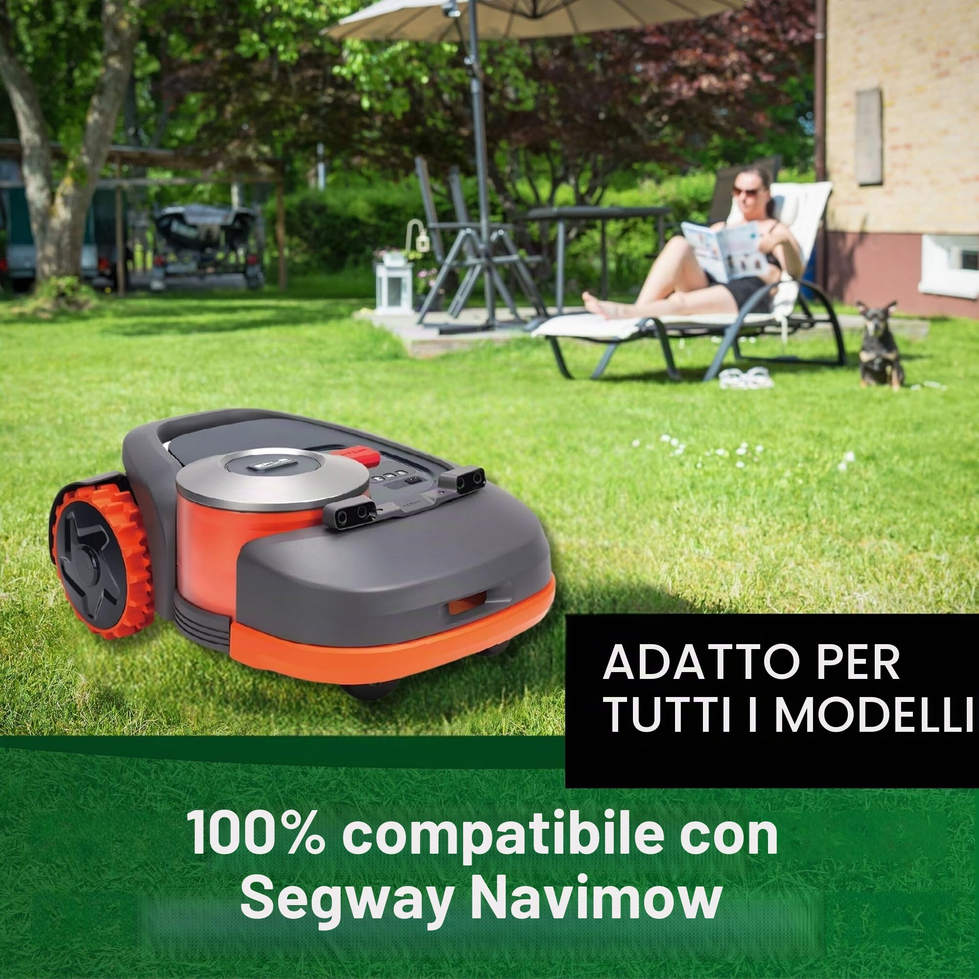 Genisys NaviMow lame robot tosaerba 30 pezzi acciaio