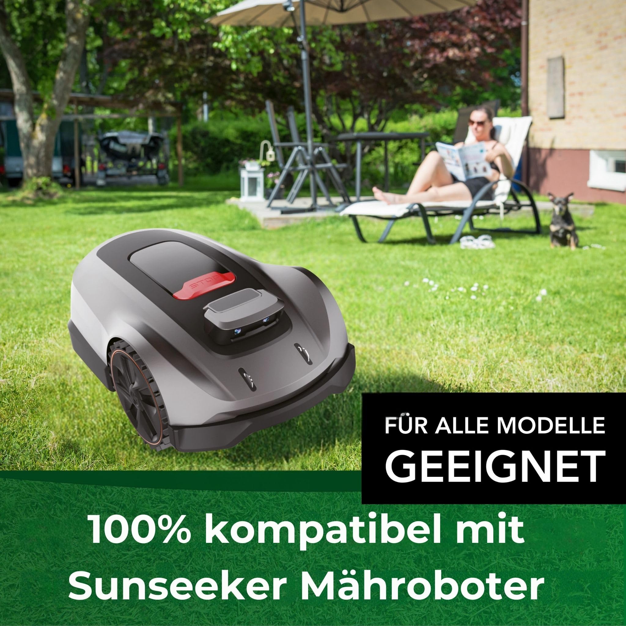 Genisys lame acciaio robot tosaerba Sunseeker 30 pezzi