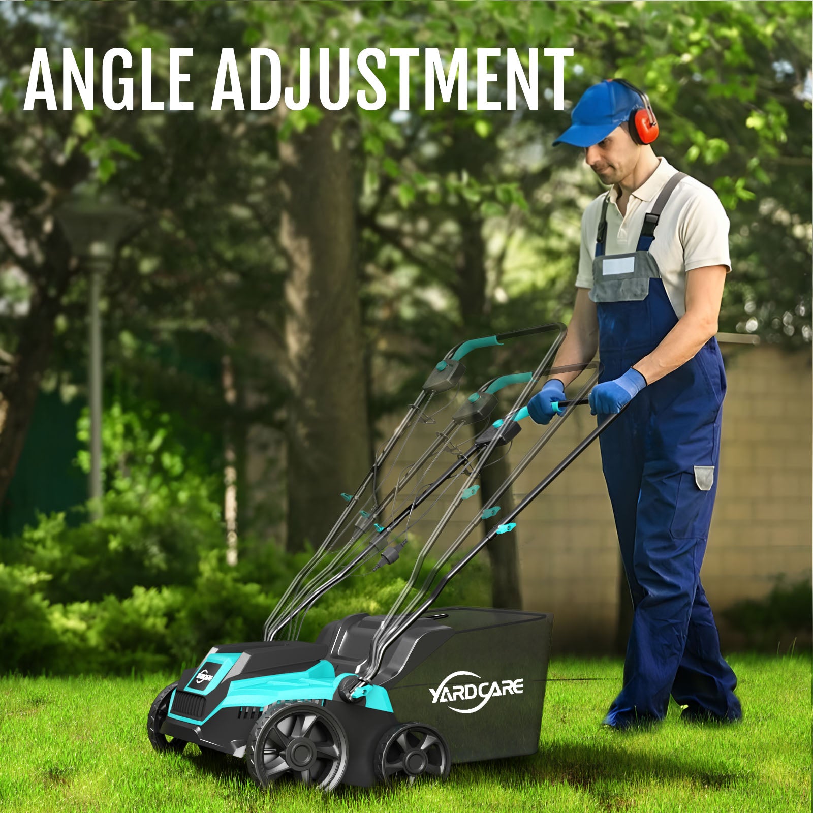Yardcare Arieggiatore Scarificatore 2in1 14" con Sacco