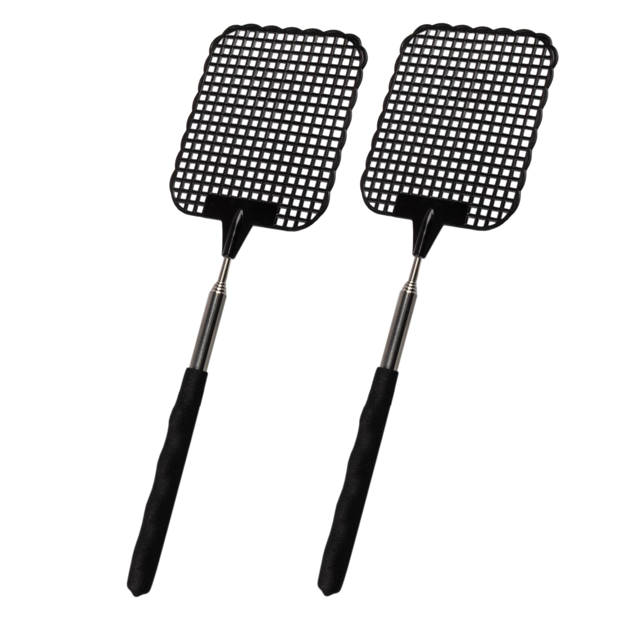Ecence Scacciamosche telescopico 26-72 cm set 2 blu rosa