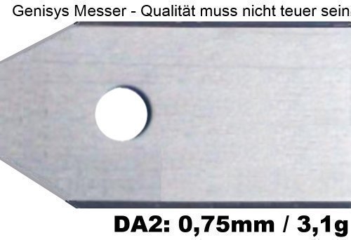 Genisys lame robot tosaerba 0,75 mm per Husqvarna 60 pezzi