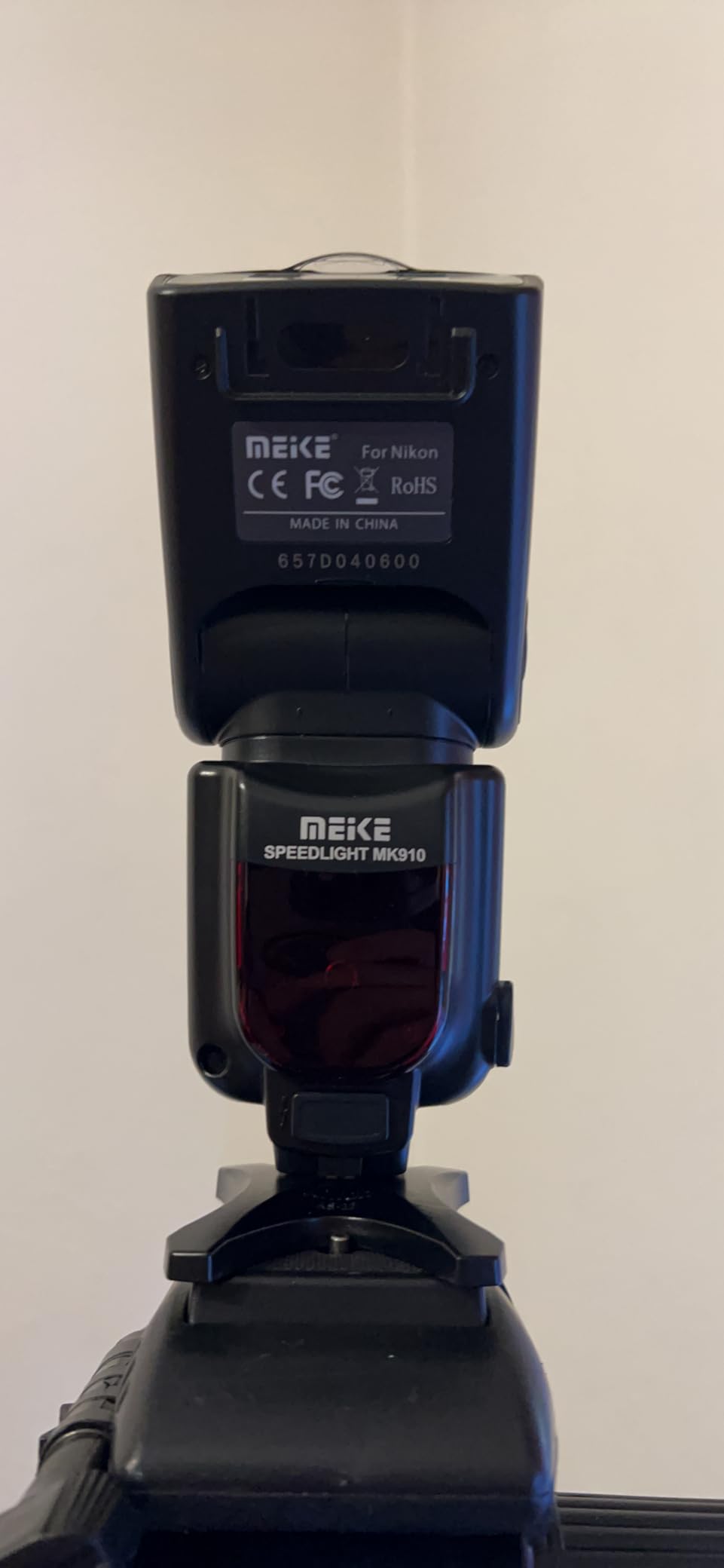 ECENCE Supporto Flash 2x Slitta Treppiede 1/4 Universale ISO