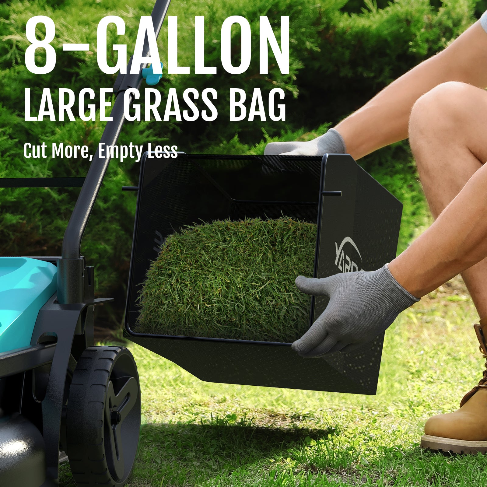 Yardcare Tosaerba a Batteria 13" Doppia Batteria 18V
