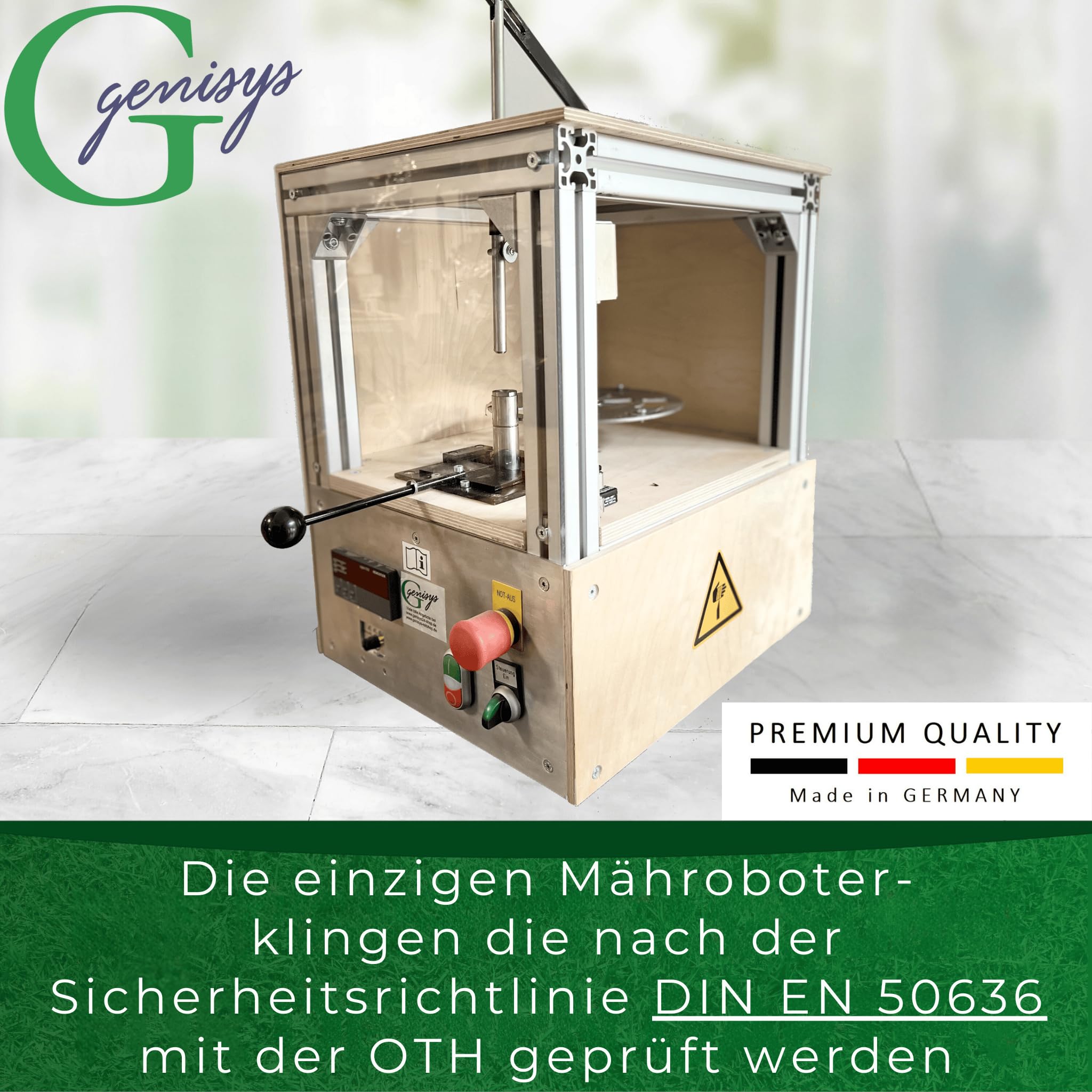 Genisys PMRA PMRDA lame robot tosaerba 18 pezzi inox