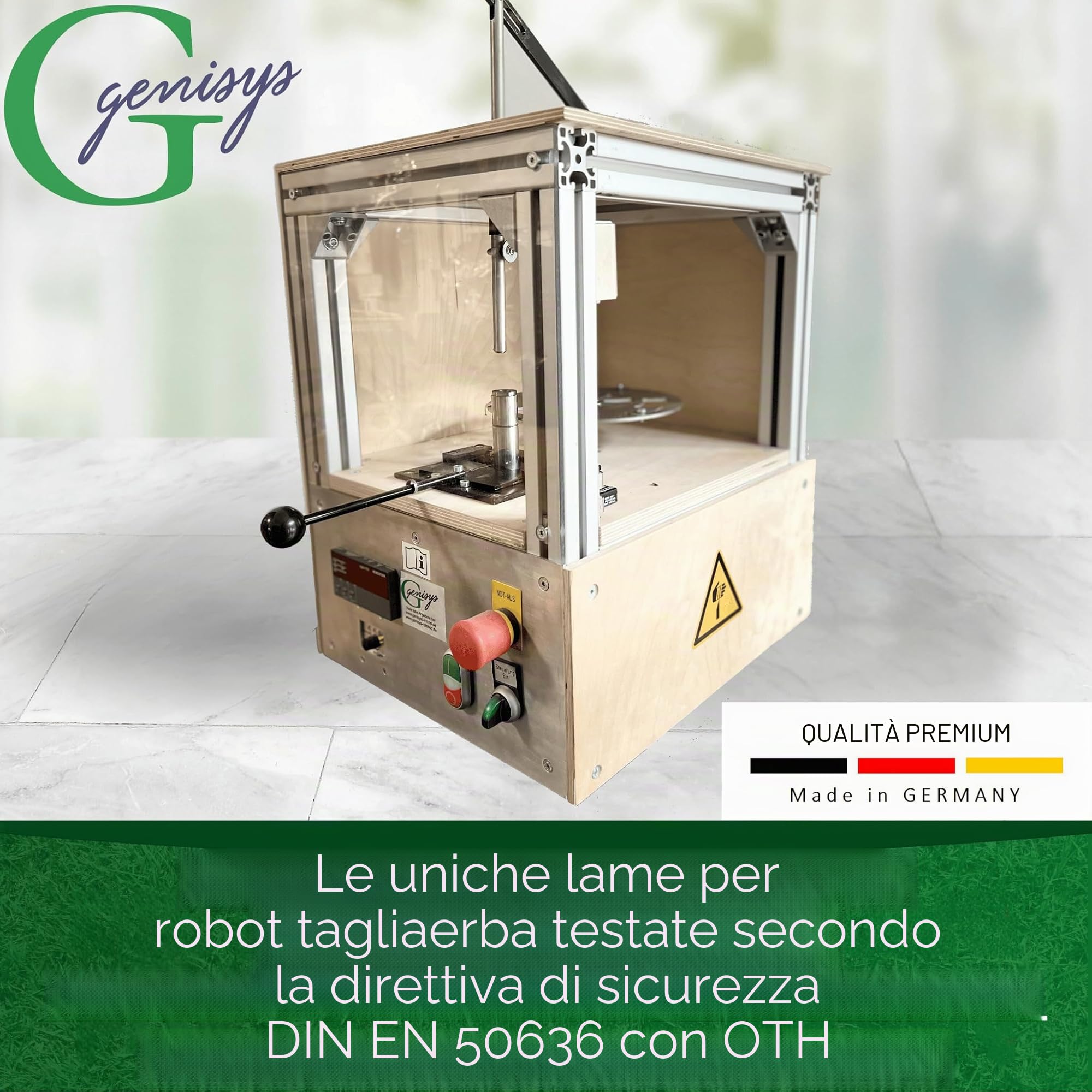 GENISYS LongLife lame robot tagliaerba 18 pezzi titanio