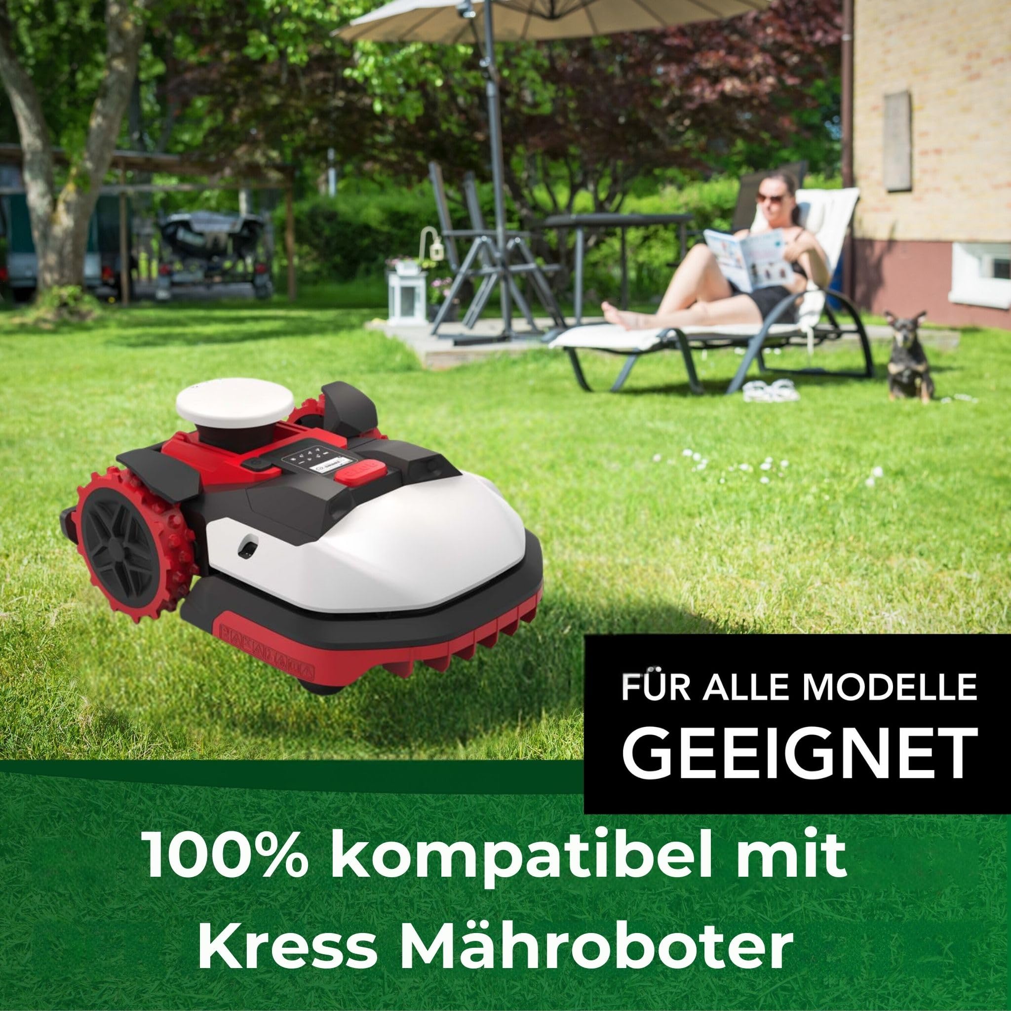 Genisys Mission RTK lame robot tosaerba 30 pezzi acciaio