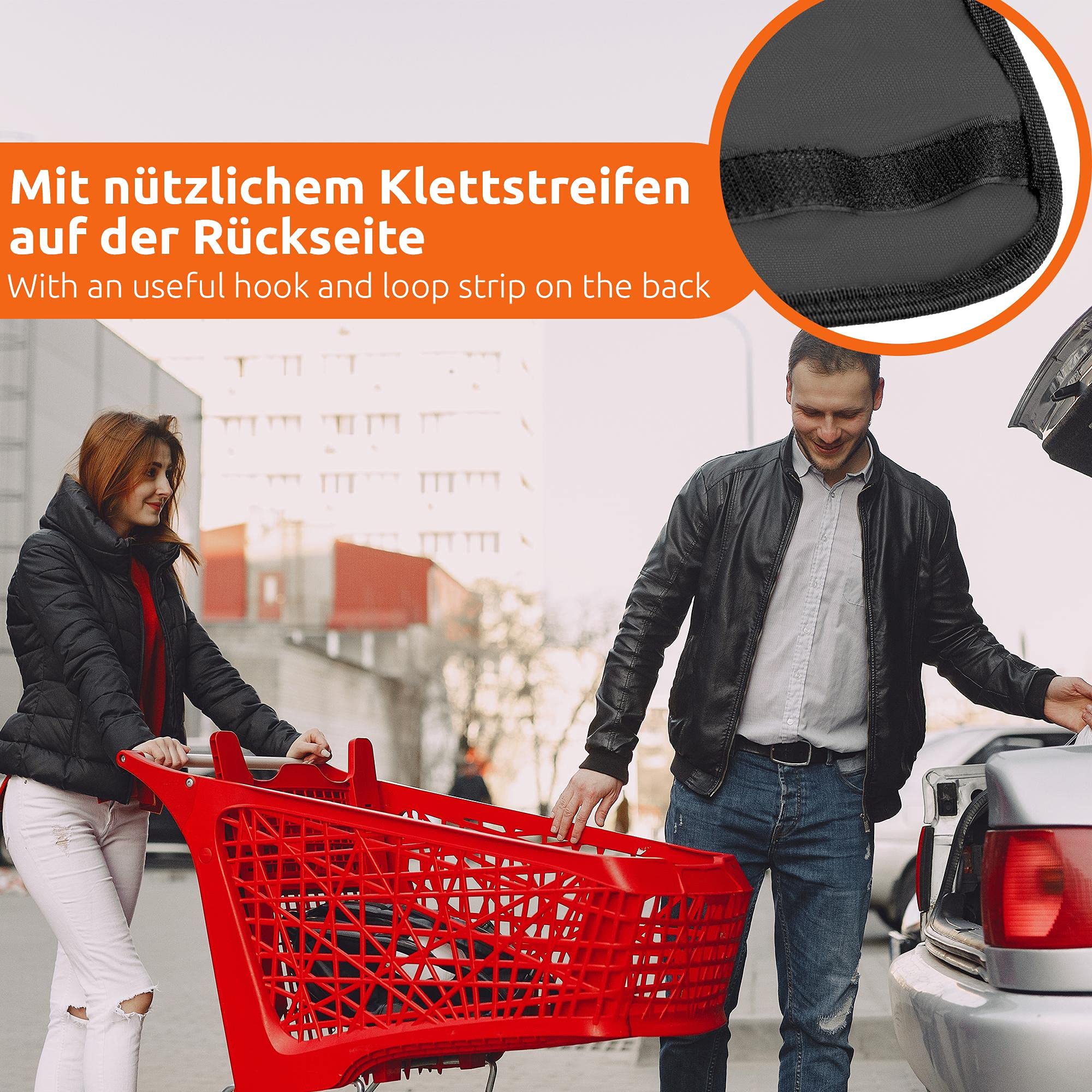 ECENCE organizer portabagagli auto borsa rete impermeabile