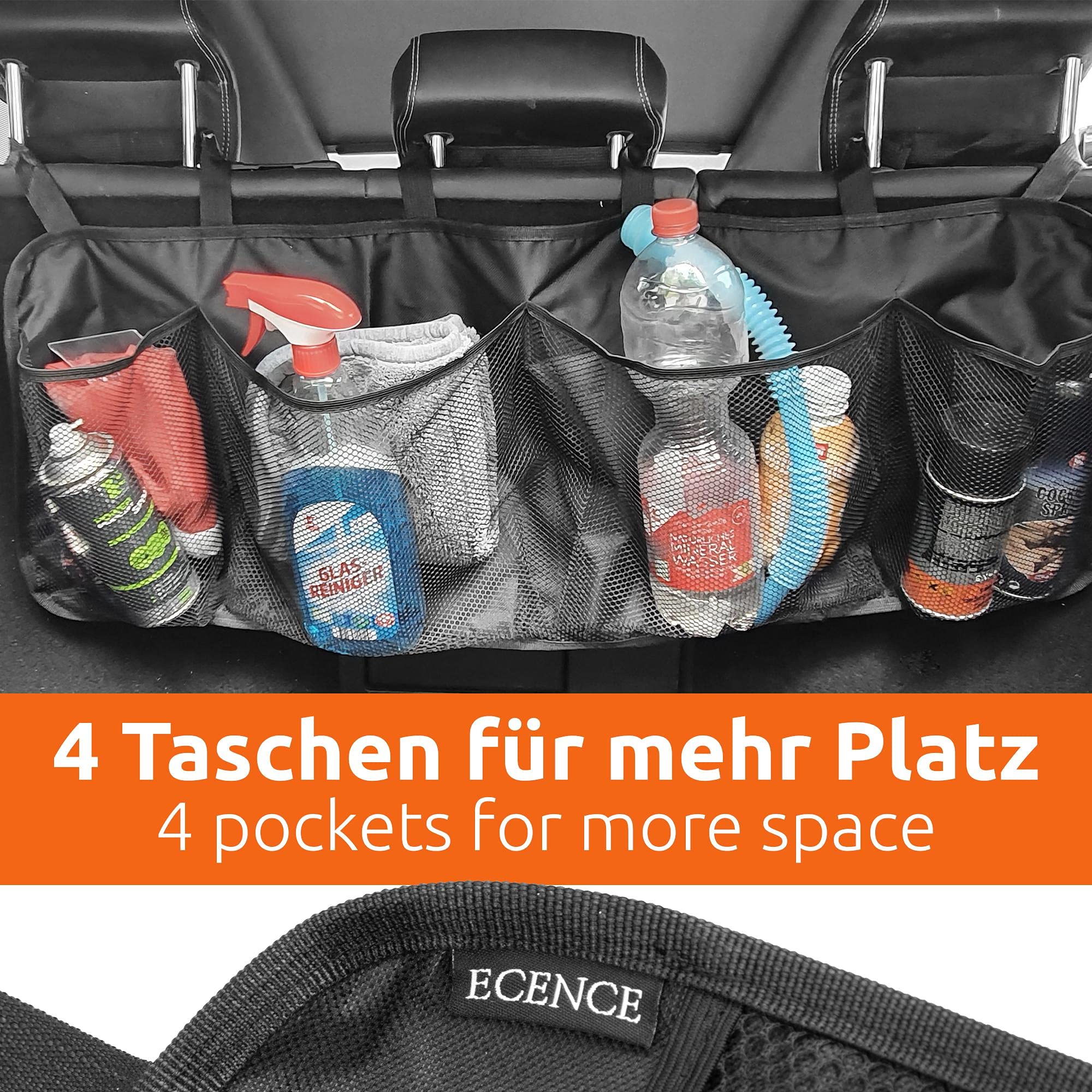 ECENCE organizer portabagagli auto borsa rete impermeabile
