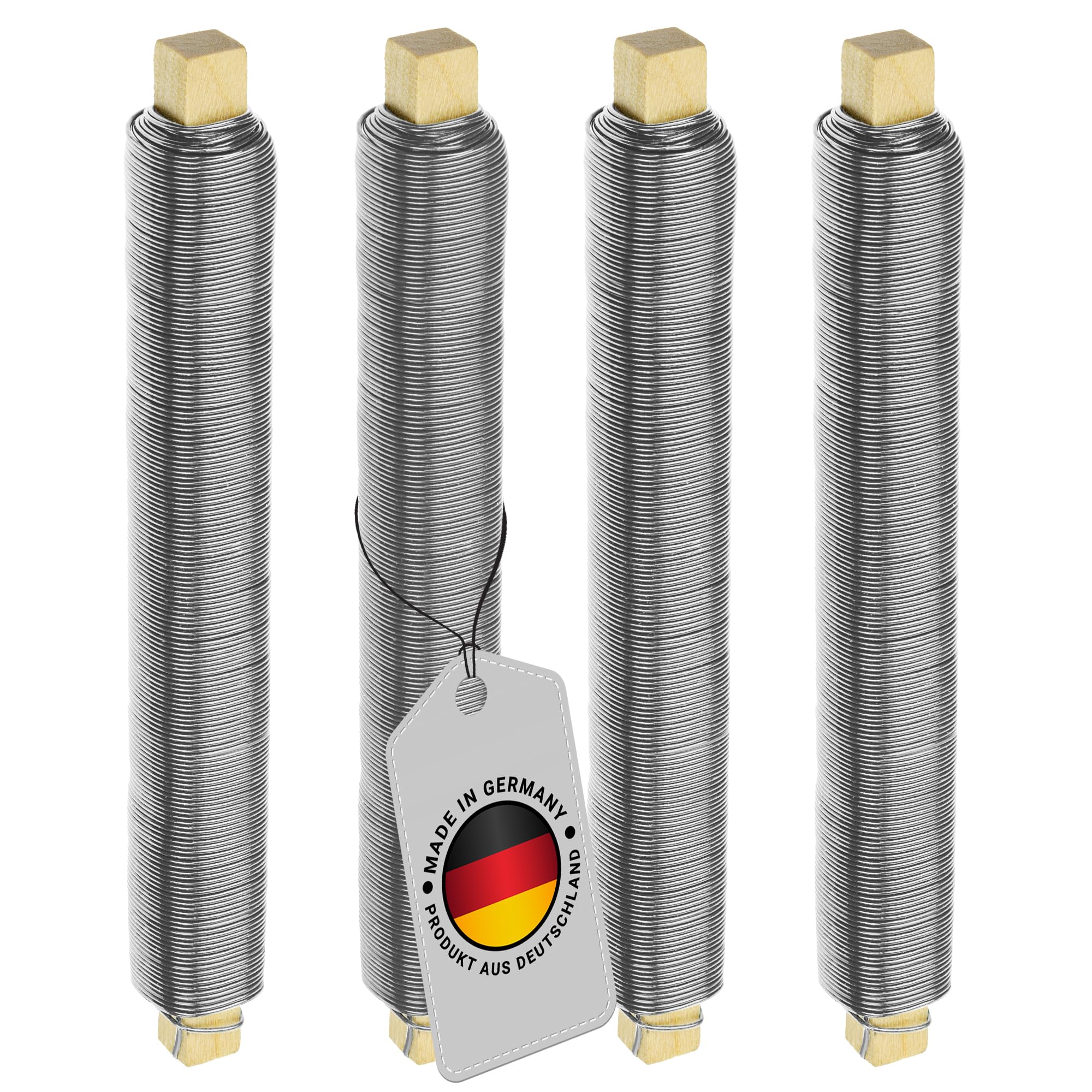 ECENCE Filo Modellabile 35m 0,65mm Filo Ferro Verde 4pz