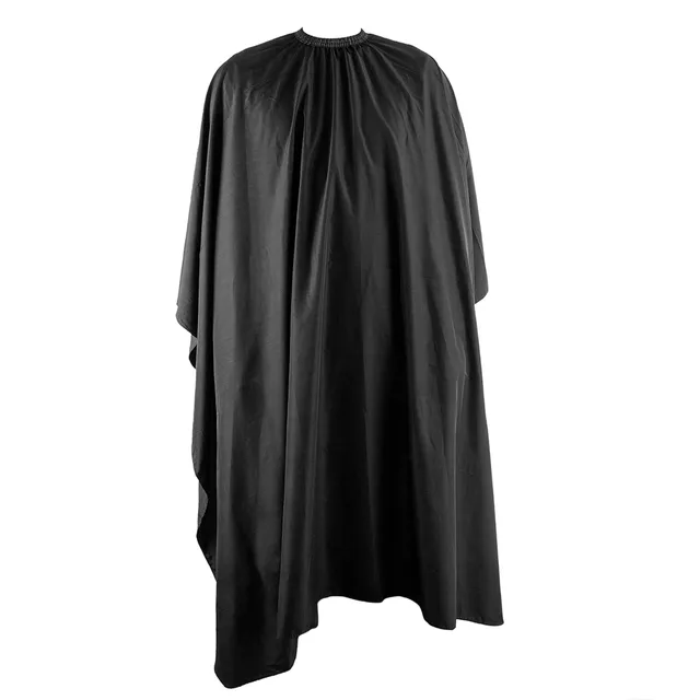 ECENCE Mantella parrucchiere nero 150x120cm mantella idrorepellente