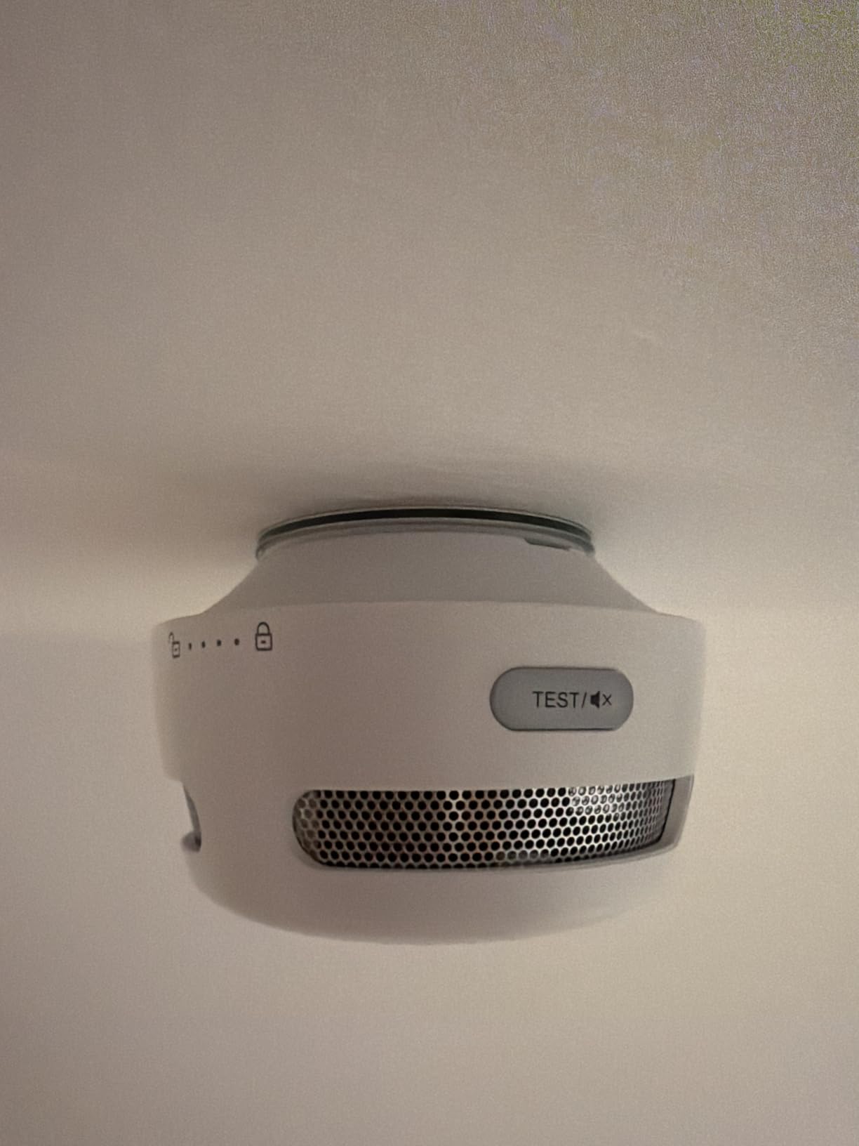 ECENCE Supporto magnetico rilevatore fumo Ø50mm 10 pezzi adesivo