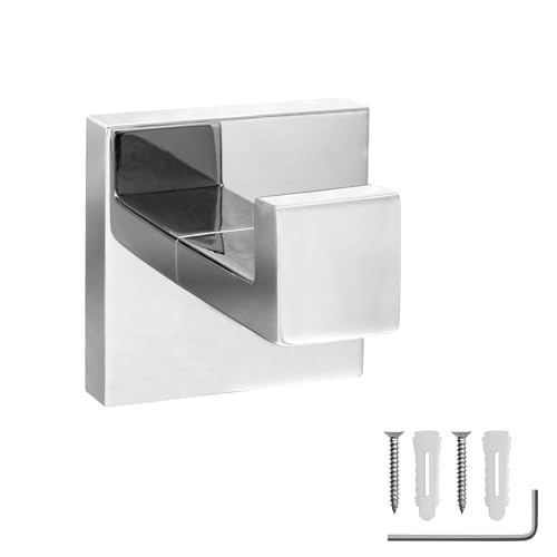 ECENCE Gancio asciugamani acciaio inox 1 pz cromo
