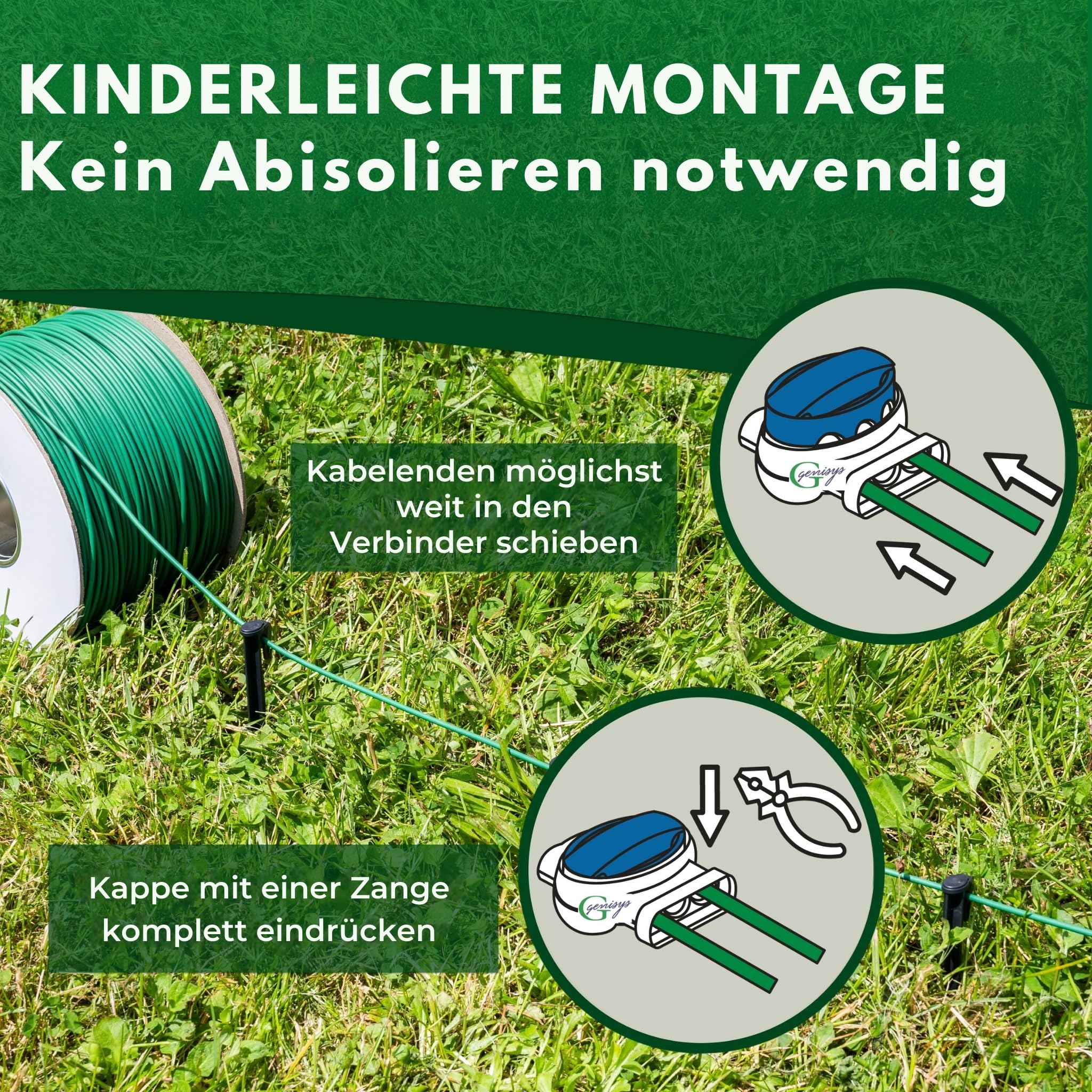 Genisys connettori cavo 314 20 pezzi Scheppach