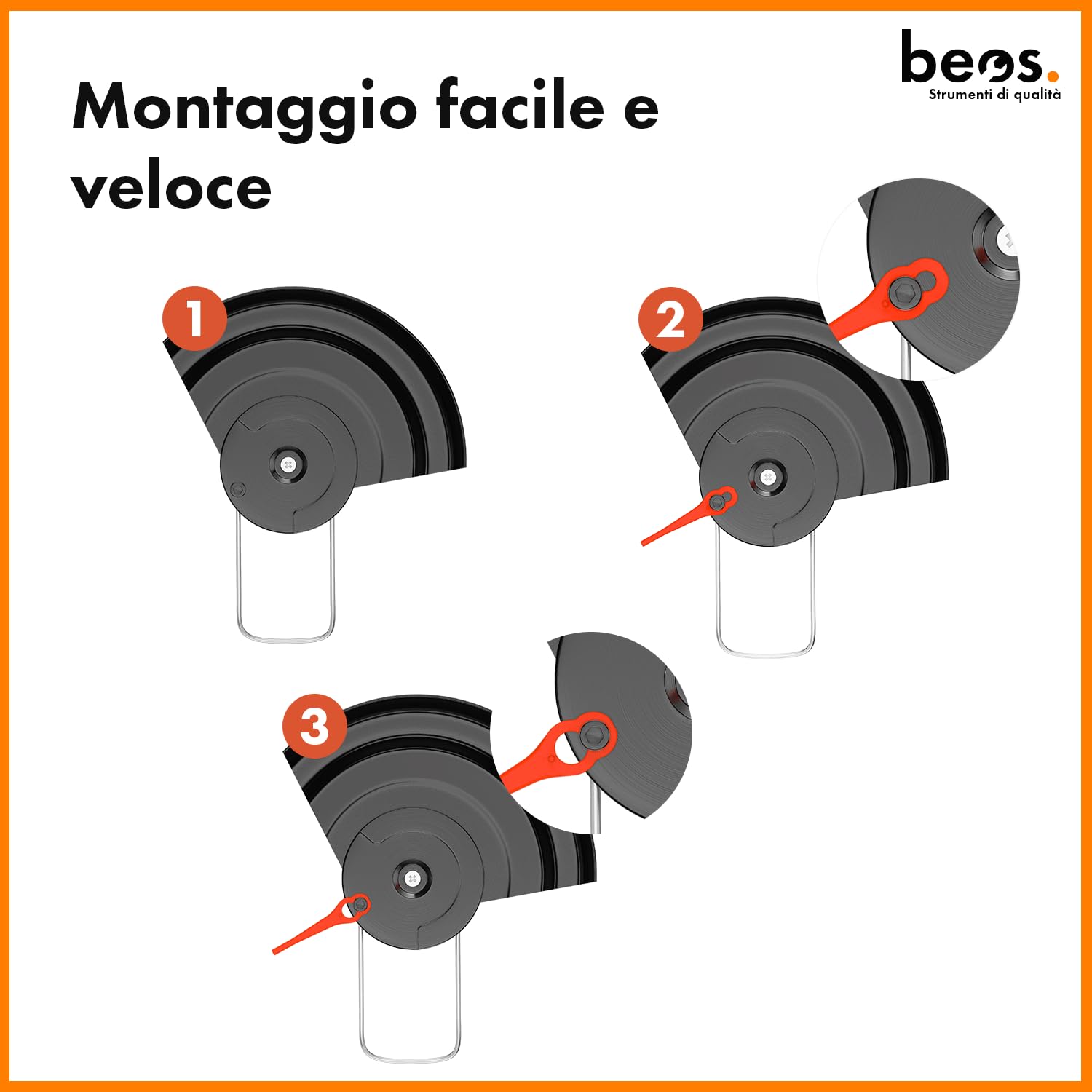 Beos Lame Decespugliatore Plastica 100 Pezzi Universali