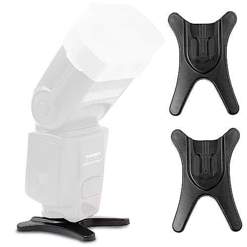 ECENCE Supporto Flash 2x Slitta Treppiede 1/4 Universale ISO