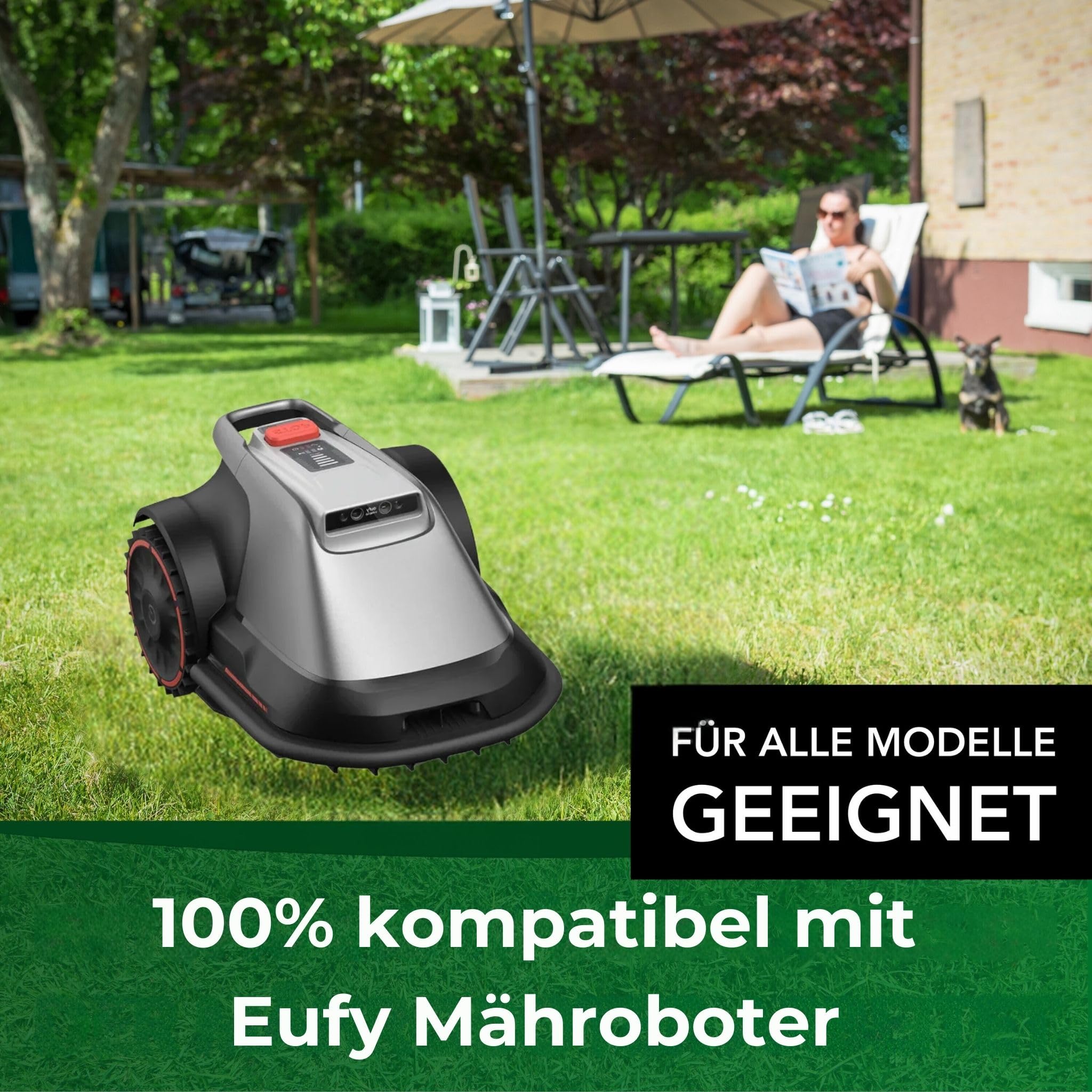 Genisys lame titanio Eufy E15 E18 robot 18 pezzi