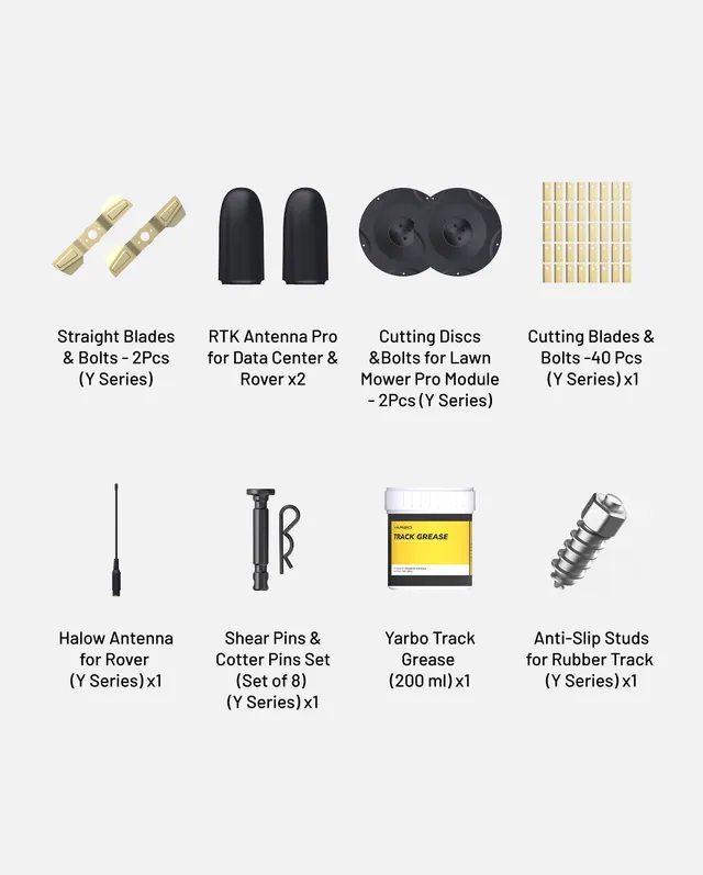 Yarbo Y Pro Kit Accessori 4 Stagioni per Lawn Mower Pro
