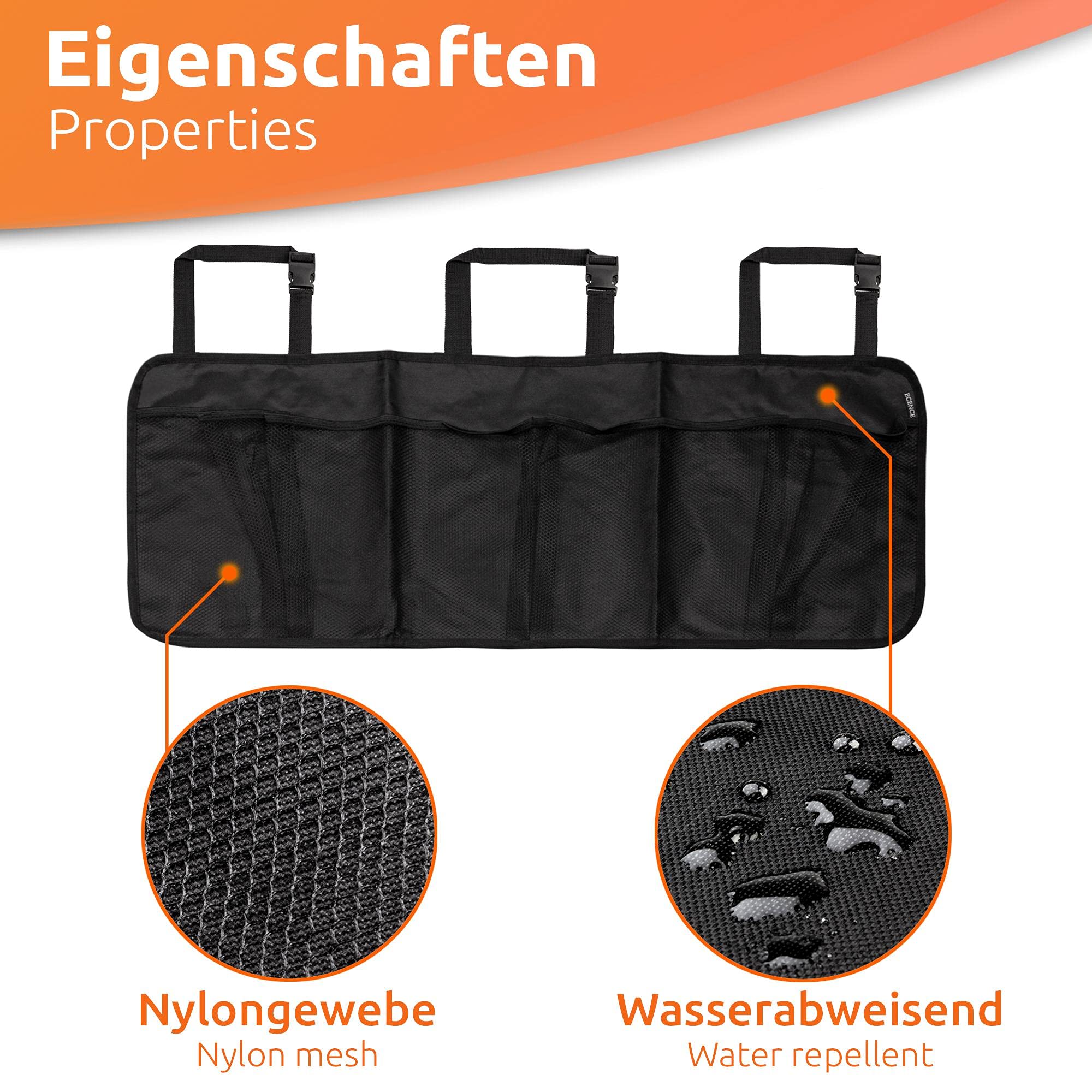 ECENCE organizer portabagagli auto borsa rete impermeabile