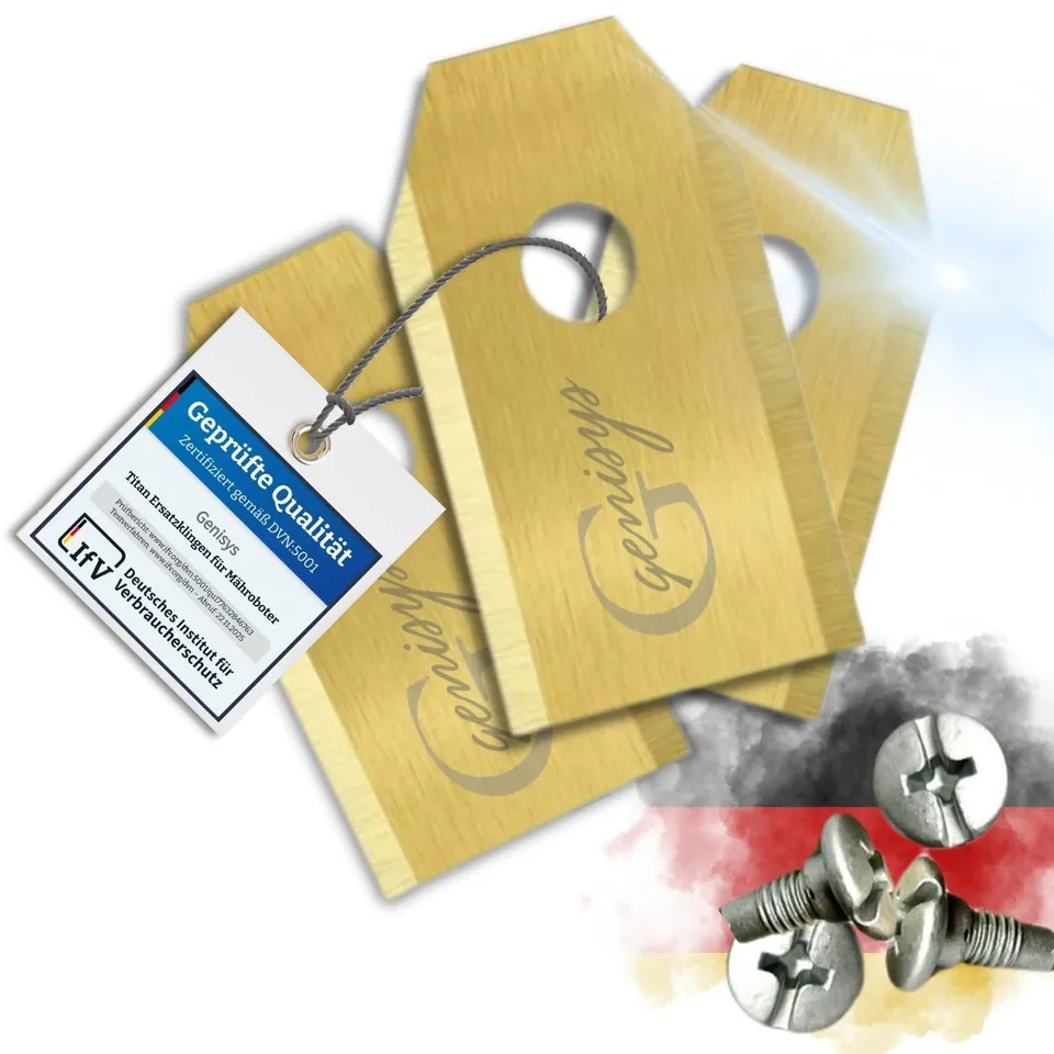 Genisys lame titanio robot Redkey MGC 9 pezzi LongLife