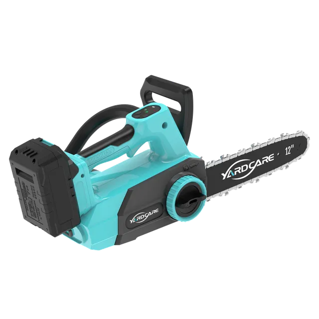 Yardcare Motosega a Batteria 12" Brushless con Display