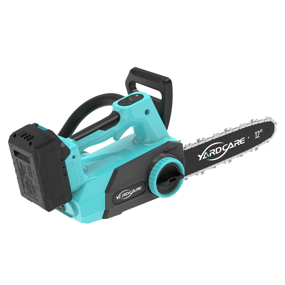Yardcare Motosega a Batteria 12" Brushless con Display