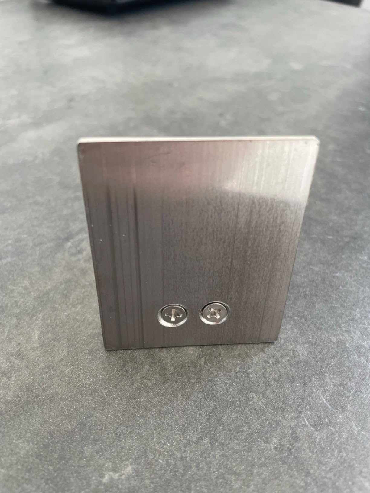 ECENCE Ganci Adesivi Acciaio Inox Cromo 2 Pezzi Antiruggine