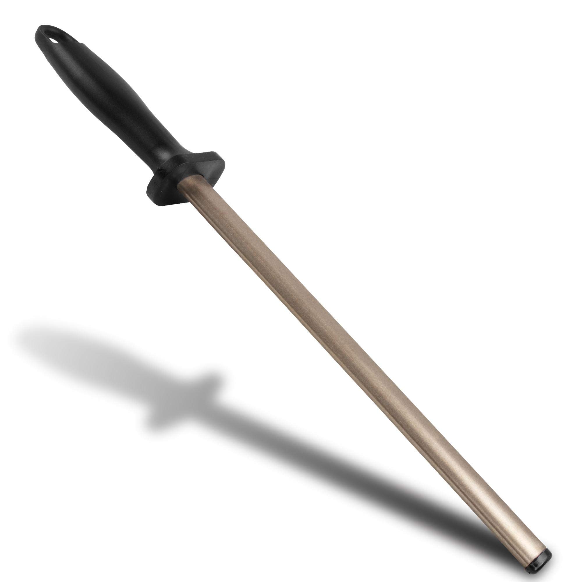 ECENCE Acciaino diamantato affilacoltelli lama 30 cm grana 400