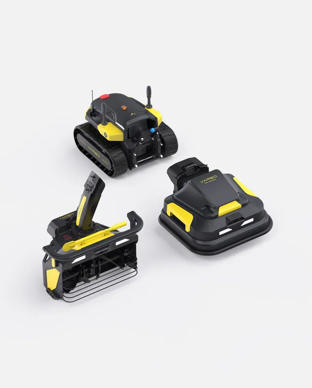Yarbo Y40 Robot Tagliaerba con Moduli Tosaerba e Spazzaneve