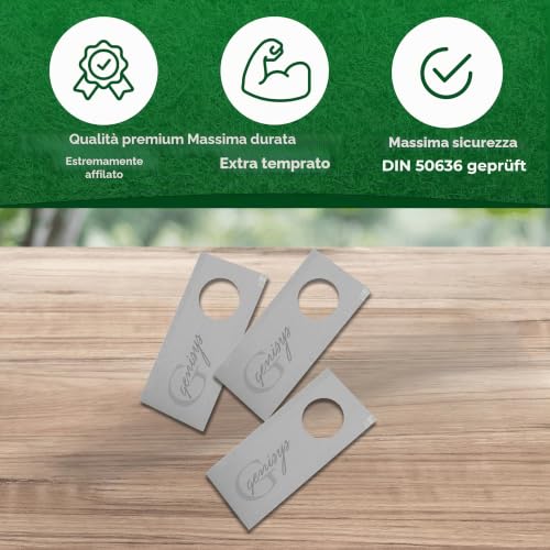 Genisys LongLife Lame Ricambio Robot Tagliaerba 30 pz per Honda Miimo