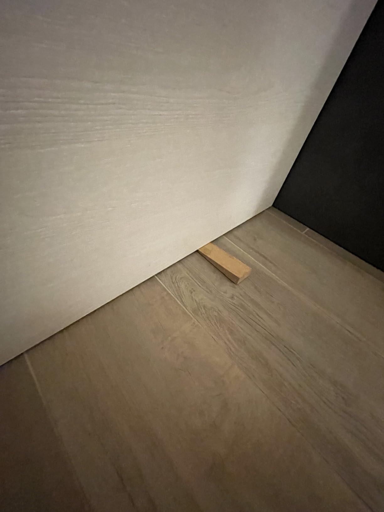 ECENCE fermaporta bambù set 4 pezzi antiscivolo
