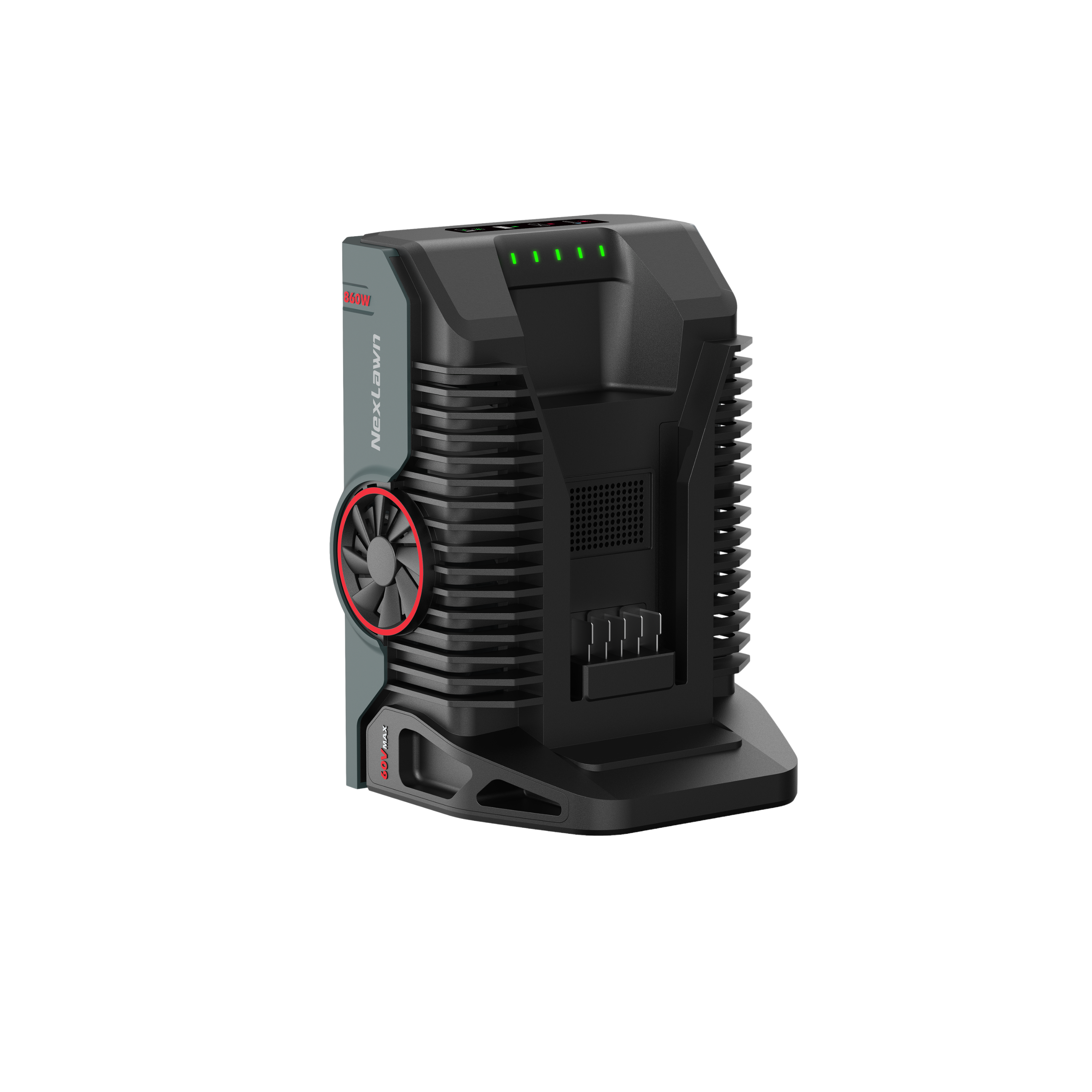 NexLawn caricabatterie 60V 860W/430W ricarica 30 minuti