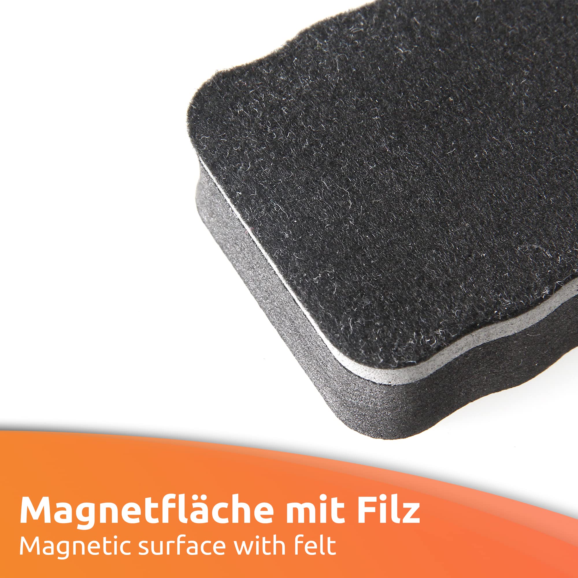 ECENCE set 5 cancellini magnetici lavagna bianca grigi