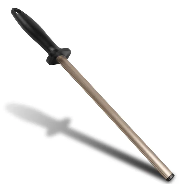 ECENCE Acciaino diamantato affilacoltelli lama 30 cm grana 400