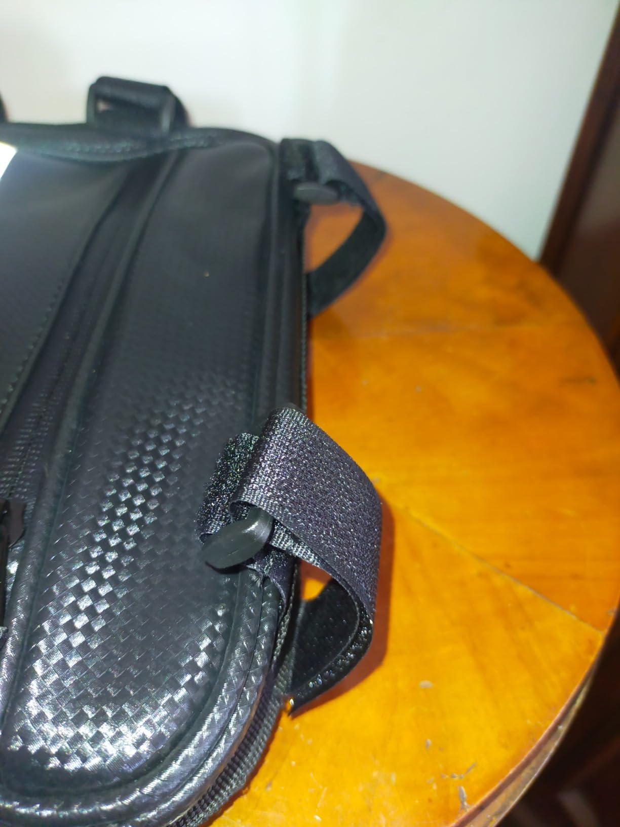 ECENCE borsa telaio bici triangolare nera impermeabile