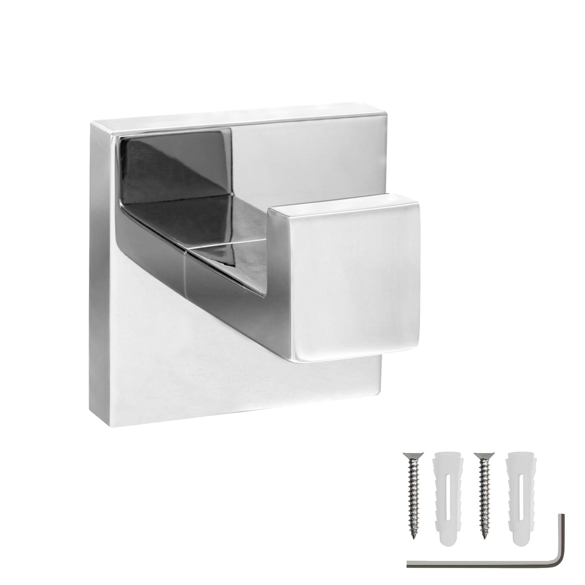 ECENCE Gancio asciugamani acciaio inox 1 pz cromo
