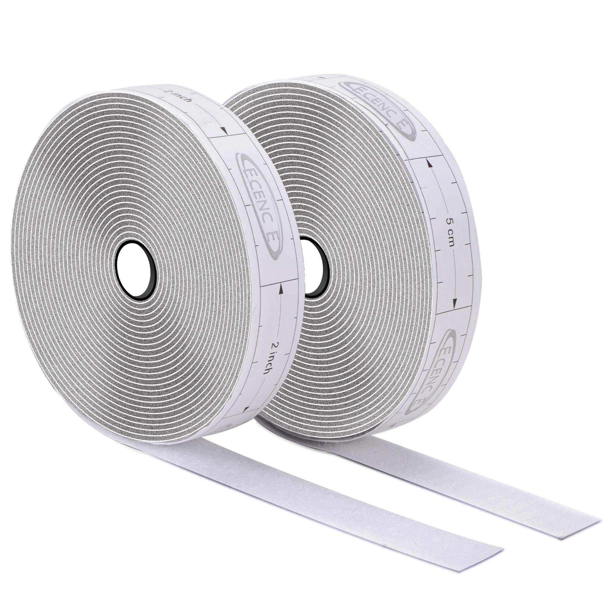 ECENCE Nastro Velcro Autoadesivo 6 m Bianco senza Fori