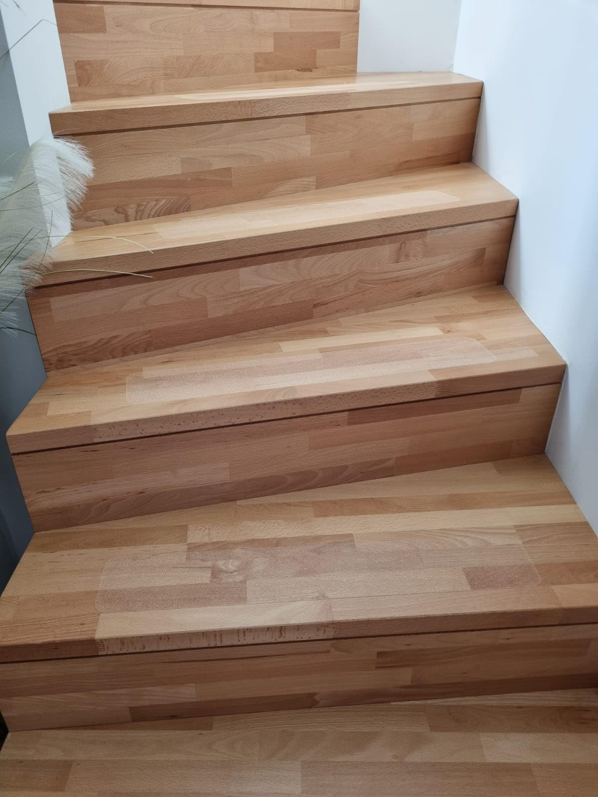 ECENCE Strisce Antiscivolo Scale 16pz 60x10cm Trasparenti