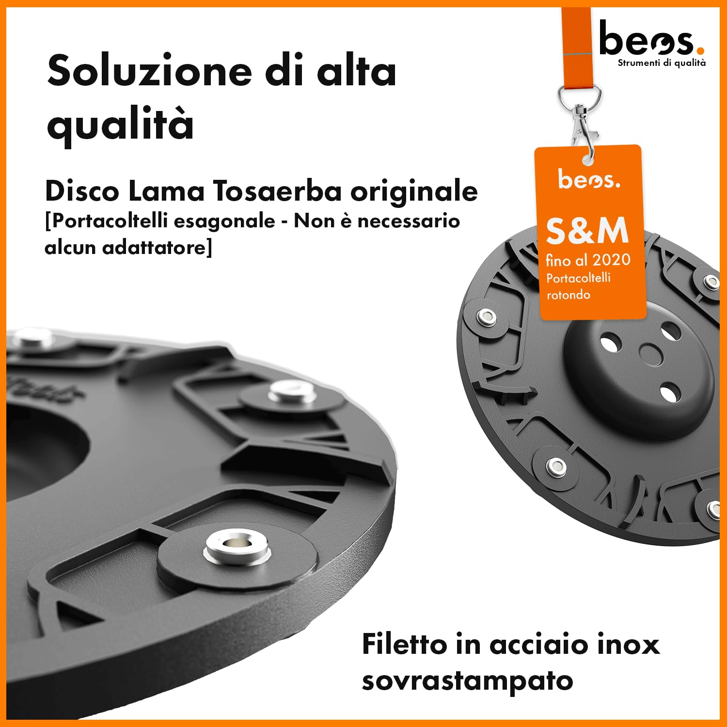 BEOS Tuning disco portacoltelli 6 lame Worx S&M fino 2020